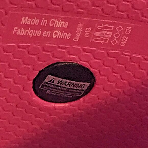 CROCS Iconic Comfort Men's 13 Pink Slides Fushia Fun Double Strap Sandal Jibbits - Picture 10 of 12